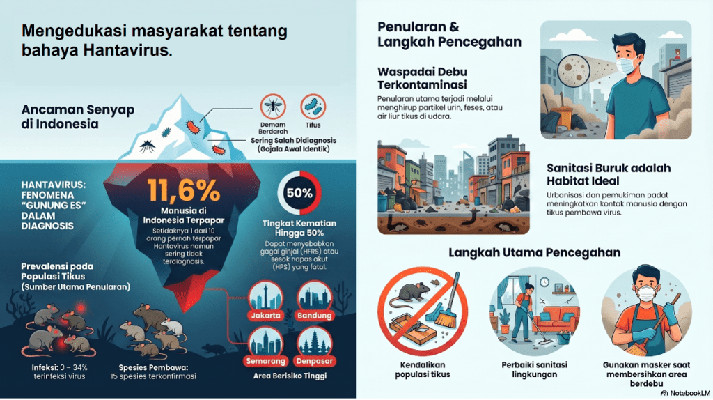 Hantavirus: Virus dari Tikus yang Mematikan, Siapkah Indonesia Menghadapinya?